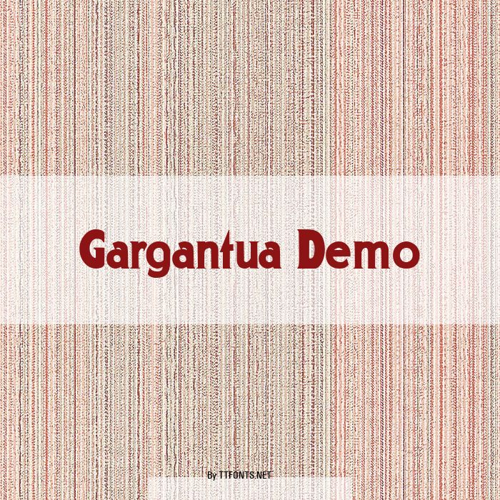Gargantua Demo example